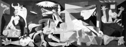 Picasso avait refusé que Guernica (1937) soit exposé en Espagne tant que Franco demeurerait au pouvoir. On peut maintenant voir le tableau au Musée national de la Reine Sofia à Madrid.