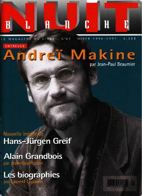 Couverture numéro 65