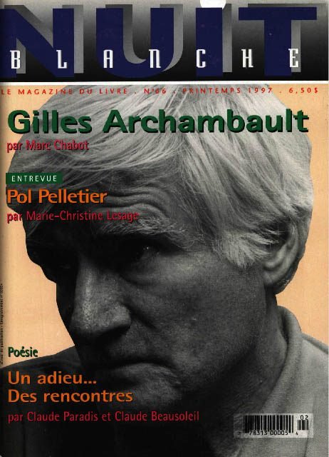 Couverture numéro 66