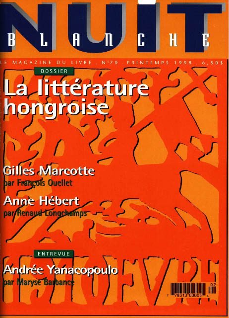 Couverture numéro 70