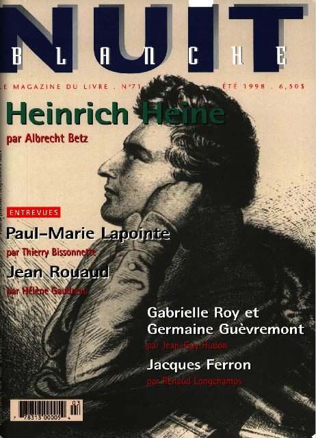 Couverture numéro 71